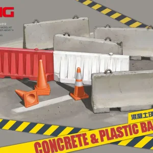 Ensemble de barrières en béton et plastique 1/35 - Meng SPS-012 Bon Marché