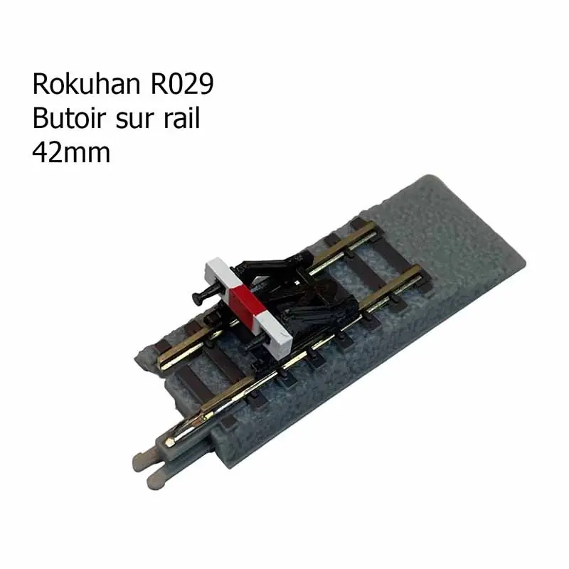 2 Rails, droit avec butoir, 42 mm - ROKUHAN R029 - Z 1/220 Offre Limitée