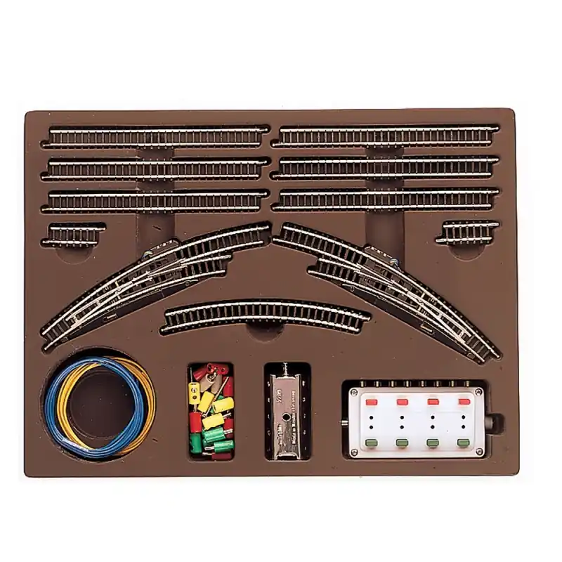 Nouvelle Collection Coffret de rails T2 avec aiguillages-Z 1/220-MARKLIN 8193