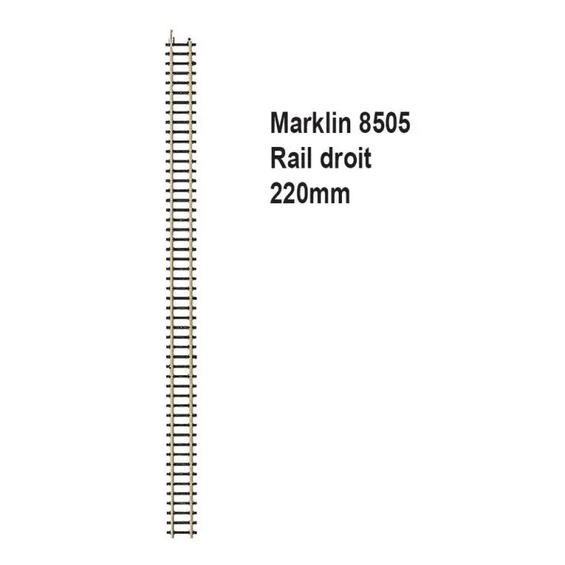 Rail droit 220mm-Z 1/220-MARKLIN 8505 Commande En Gros