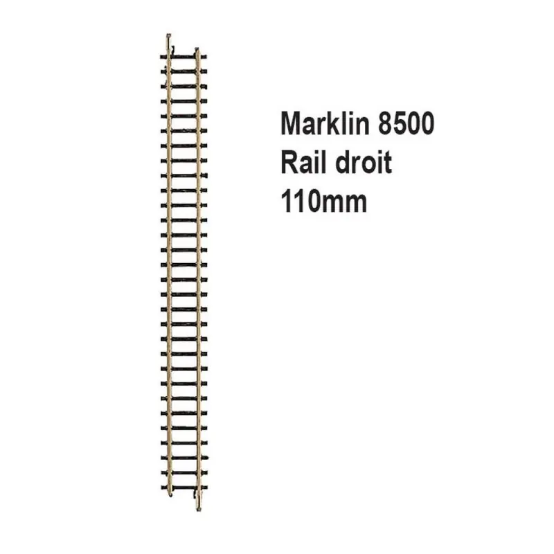 Vente Flash Rail droit 110mm-Z 1/220-MARKLIN 8500