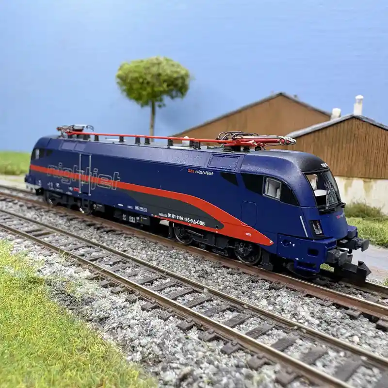 Locomotive électrique 1116 195-9, 3Nightjet", ÖBB, Ep. VI, digital son - FLEISCHMANN 7570039 - N 1/160 Dernier Modèle