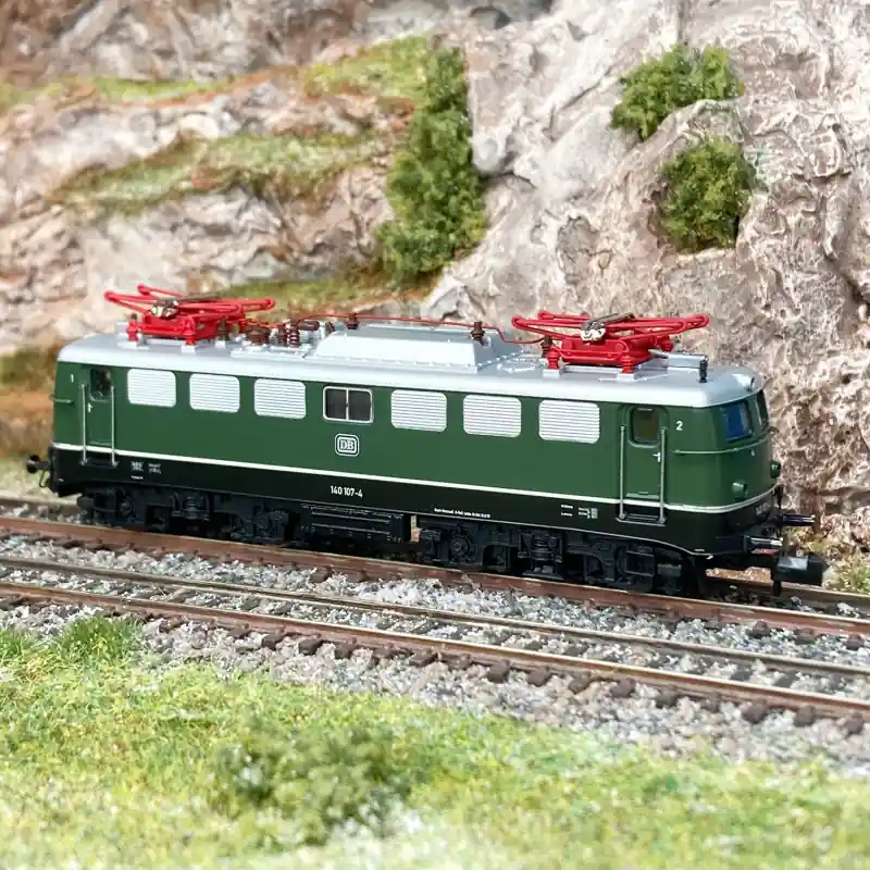 Locomotive électrique BR 140 107-4, DB, Ep IV digital son - FLEISCHMANN 733074 - N 1/160 Authentique