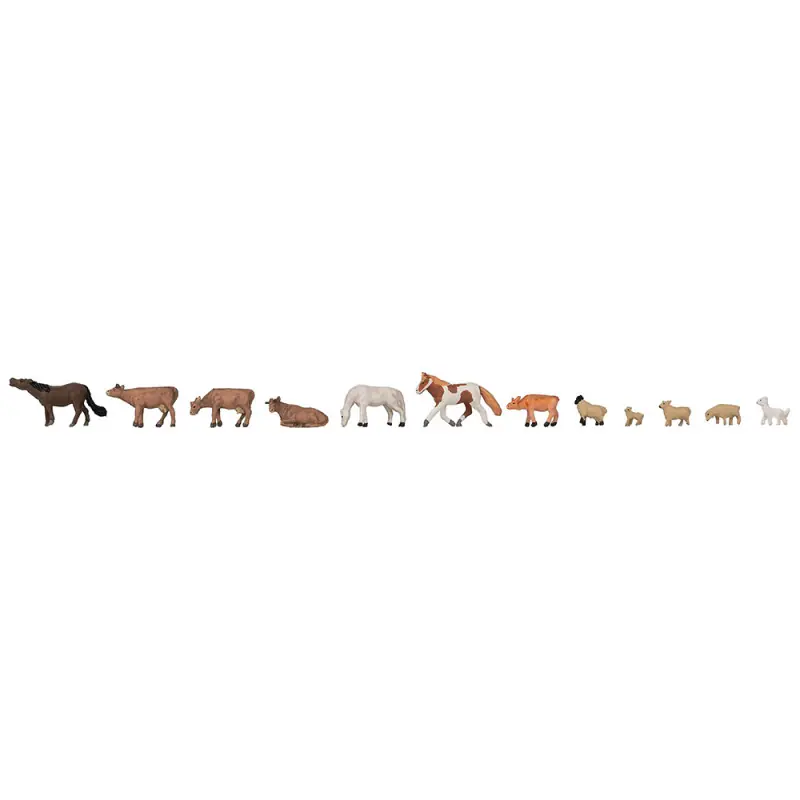 12 Animaux de la ferme - FALLER 155911 - N 1/160 Offre Du Jour