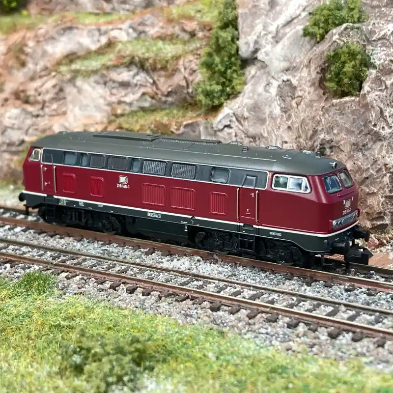 Offre Limitée Locomotive diesel BR 218 145-1, DB, Ep IV digital son - FLEISCHMANN 724301- N 1/160