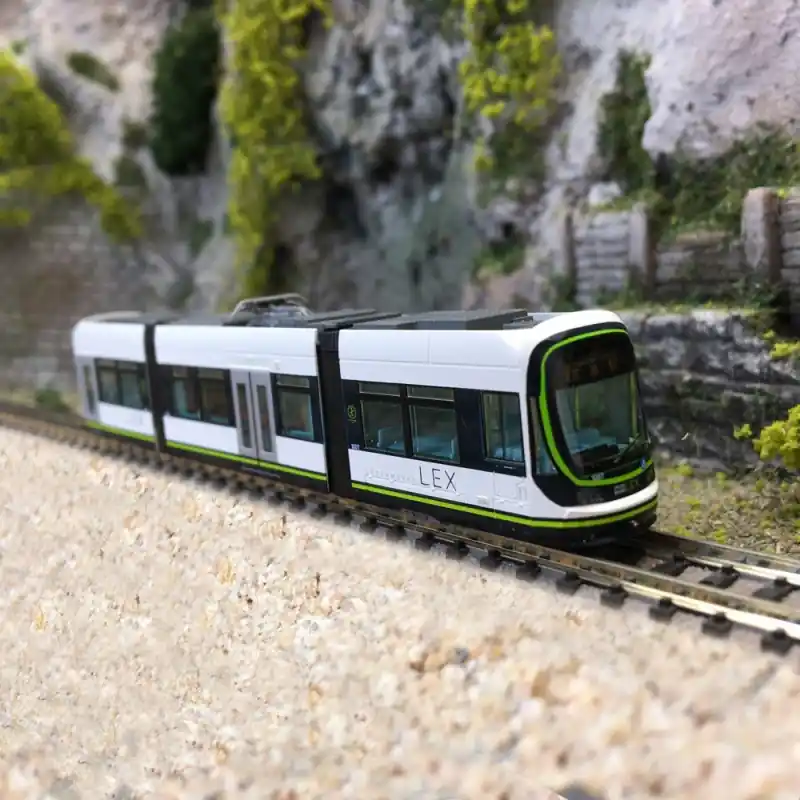 Tramway Hiroden 1000 LRT Green Mover LEX-N 1/160-Kato 148041 Must-Have