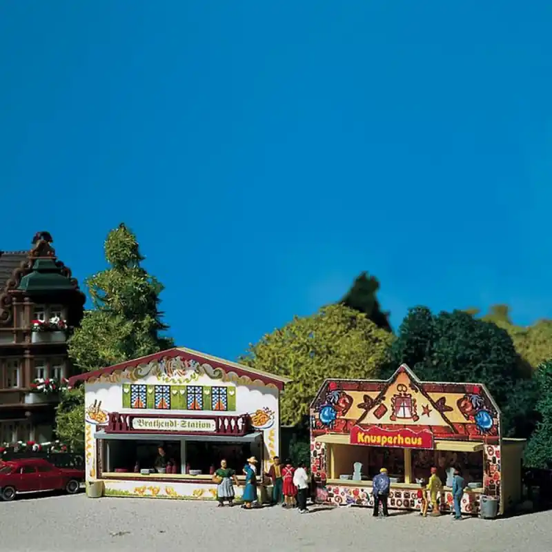 2 stands de marché-N 1/160-FALLER 242321 Acheter En Ligne
