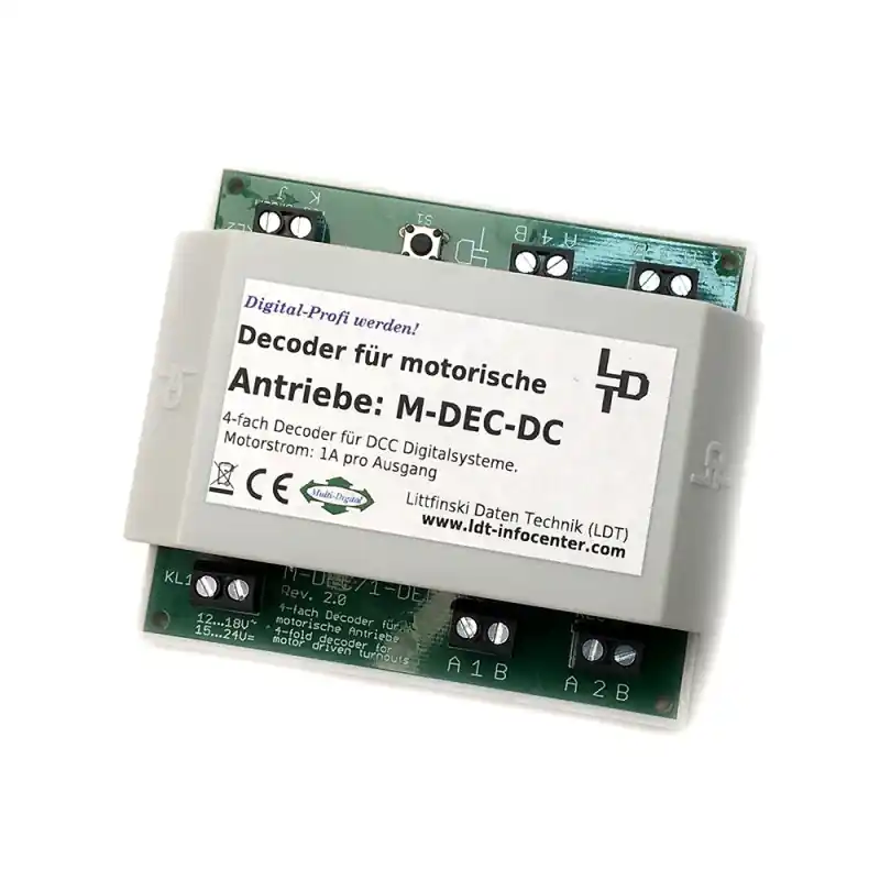 Décodeur M-DEC-DC pour 4 aiguillages 2 fils de sortie -LDT 410413 Bon Marché