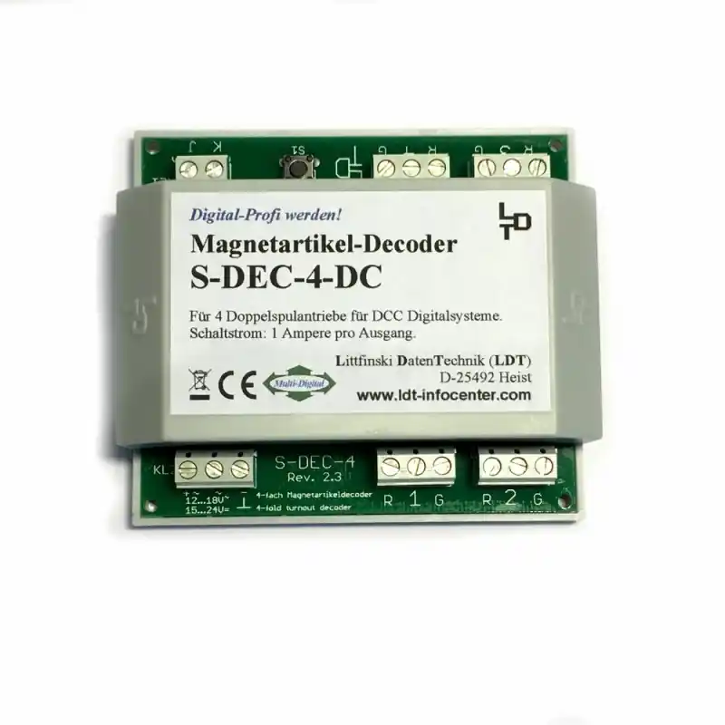 Commande En Gros Décodeur S-DEC-4-DC pour 4 aiguillages - LDT 910213