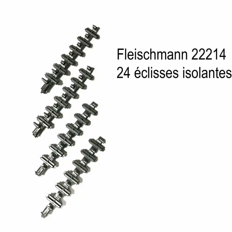 Seulement Aujourd'hui 24 éclisses isolantes -N-1/160-FLEISCHMANN 22214