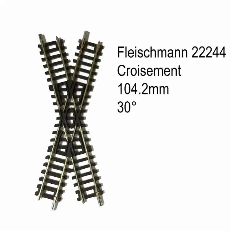 Commander Vite Rail croisement 104.2mm 30 degrés-N-1/160-FLEISCHMANN 22244
