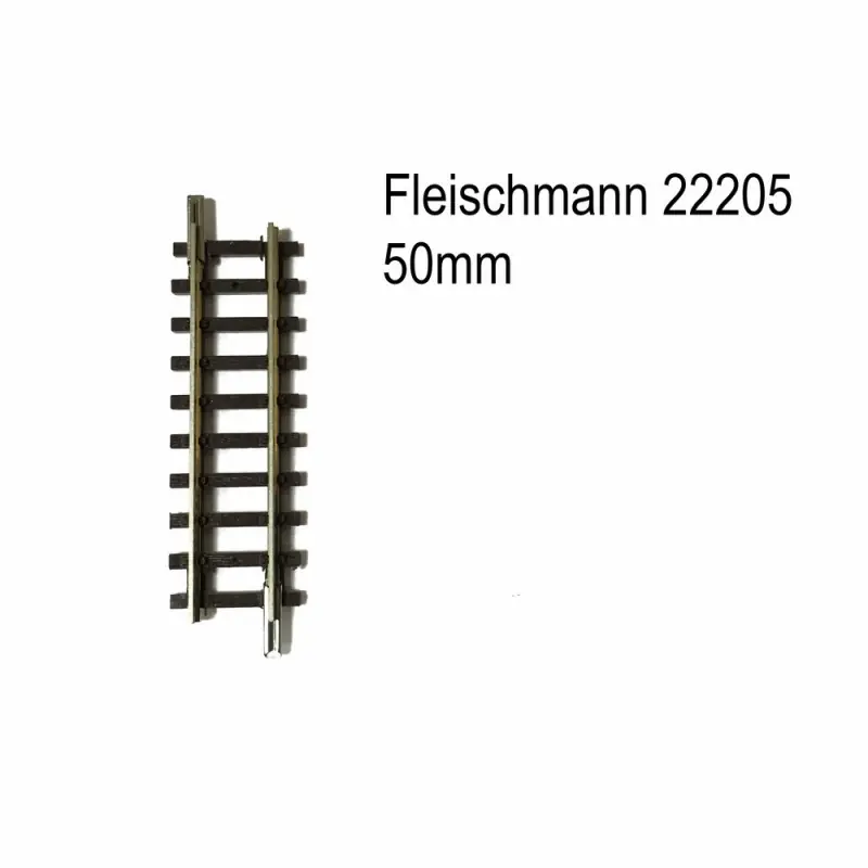 Rail droit 50mm-N-1/160-FLEISCHMANN 22205 Affaire À Saisir