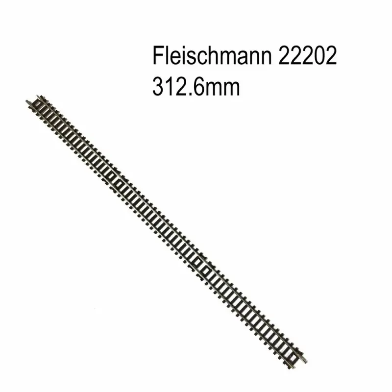 Rail droit 312.6mm-N-1/160-FLEISCHMANN 22202 Offre Exclusive