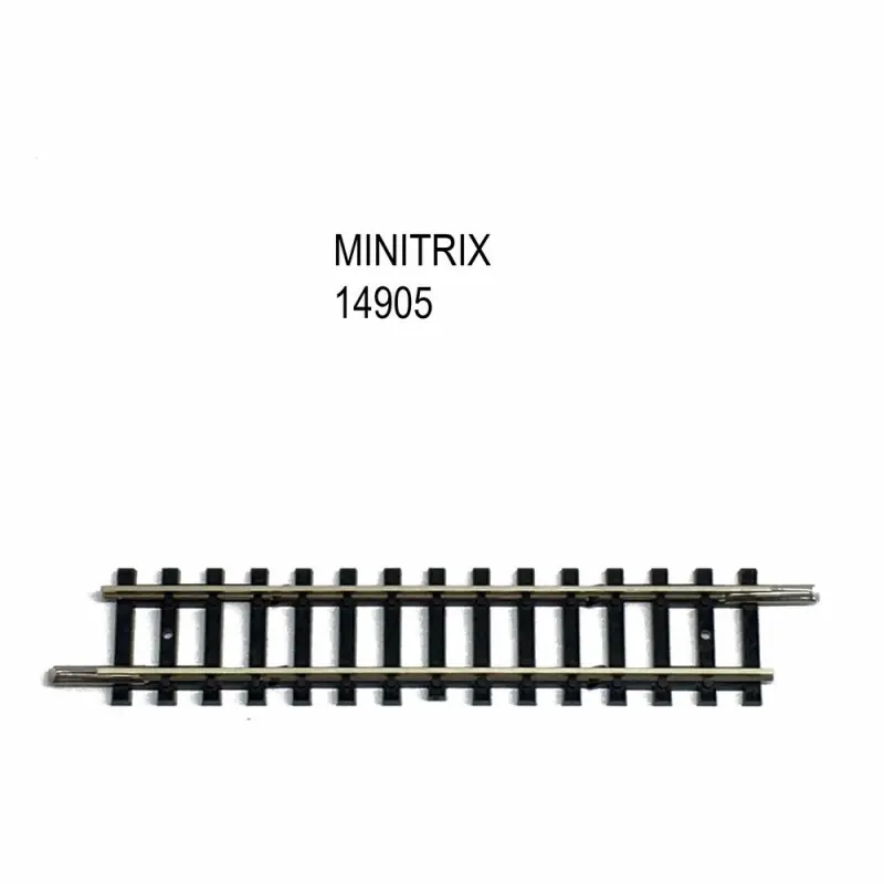 Rail petite droite 76.3mm -N-1/160-MINITRIX 14905 Remise