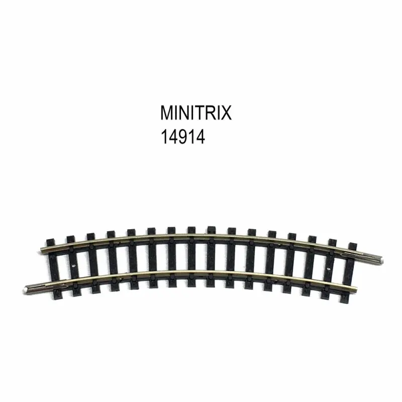 Rail courbe R1 194.6mm 24 degrés -N-1/160-MINITRIX 14914 Commander Maintenant
