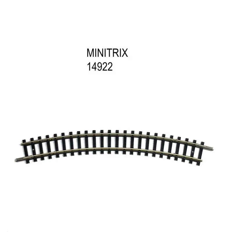 Rail courbe R2 228.2mm 30 degrés -N-1/160-MINITRIX 14922 Offre Exclusive