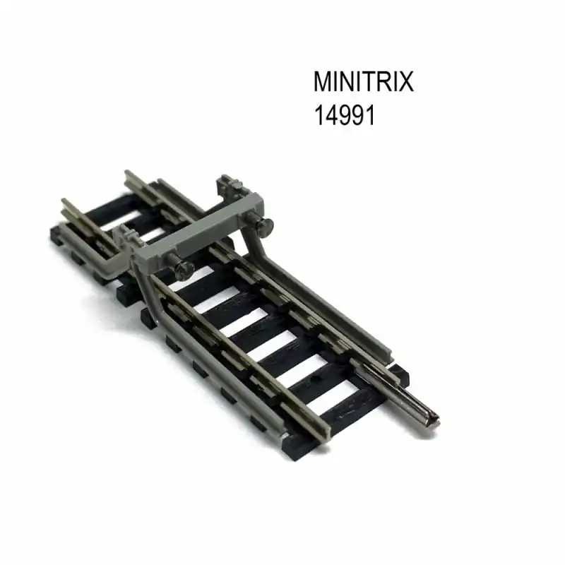 Livraison Express Butoir sur rail droit 50mm -N-1/160-MINITRIX 14991