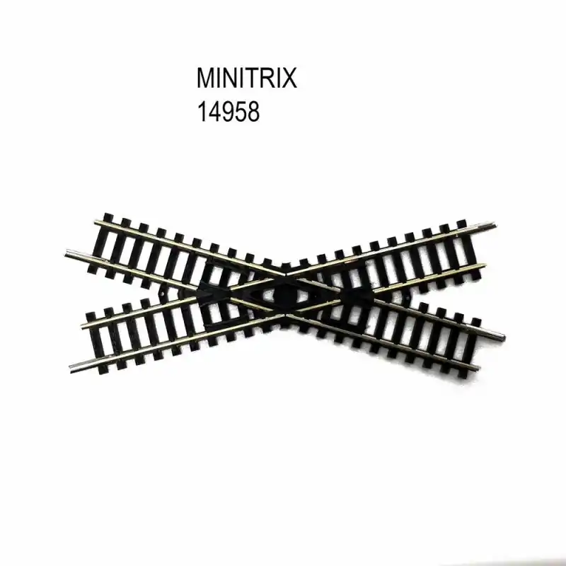 Croisement 104.2mm de 30 degrés -N-1/160-MINITRIX 14958 Pas Cher