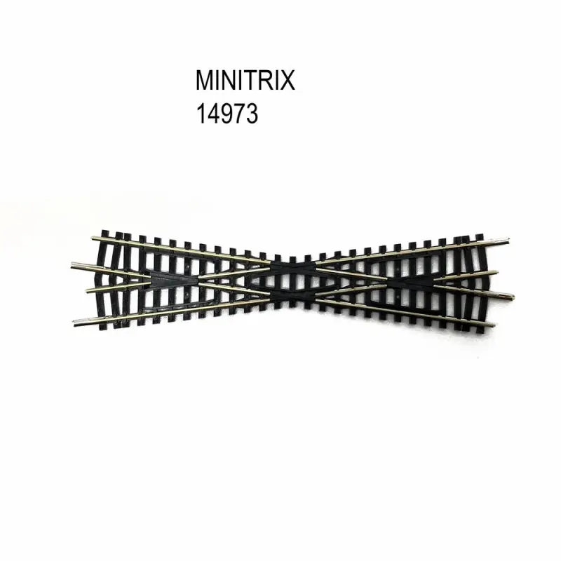 Usine Directe Croisement 129.8mm de 15 degrés -N-1/160-MINITRIX 14973