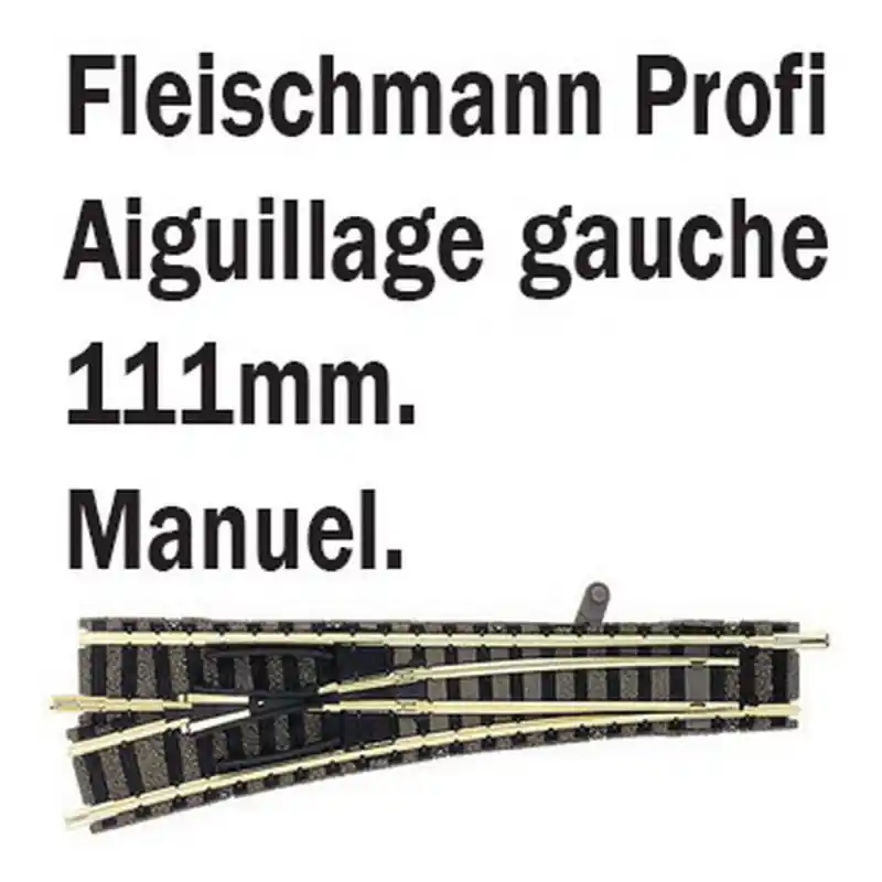 Aiguillage droit gauche-N-1/160-FLEISCHMANN 9170 Achat Immédiat