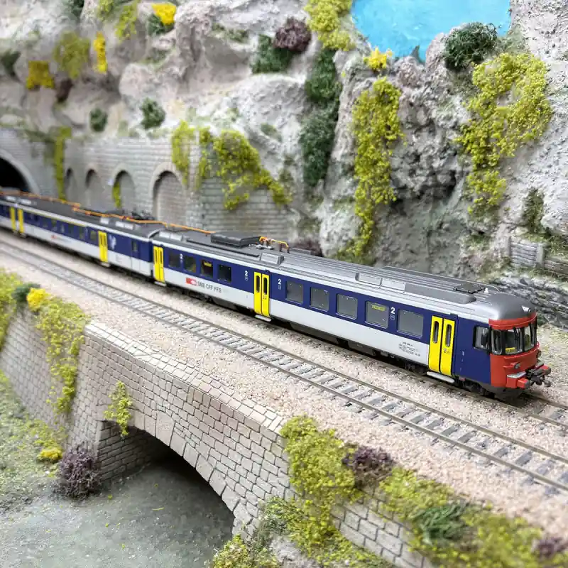 Soldes Automotrice RABDe 12/12, N°510 004-5, 3 éléments, SBB-CFF-FFS, Ep. V et VI - PIKO 97254 - HO 1/87