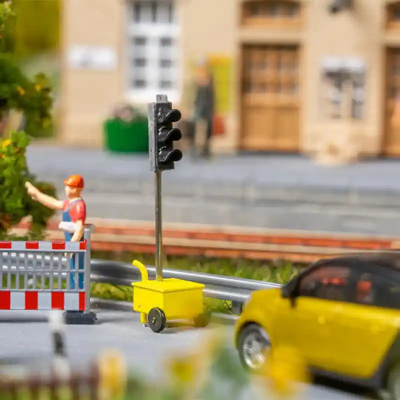 Livraison Express 2 feux de signalisation de chantier - Faller 161842 - HO 1/87