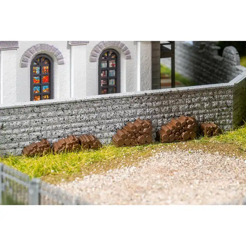 Pile de bois de chauffage, Vieux bois - Faller 180007 - HO 1/87 Remise