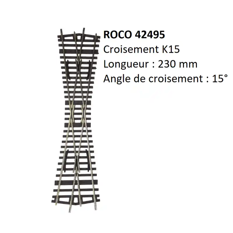 Offre Du Jour Croisement K15 - ROCO 42495 - HO 1/87