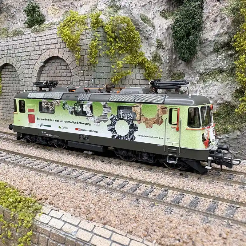 Locomotive électrique Re 420 257-8, CFF Cargo, SBB, Ep. VI digital son - ROCO 71417 - HO 1/87 Paiement Sécurisé