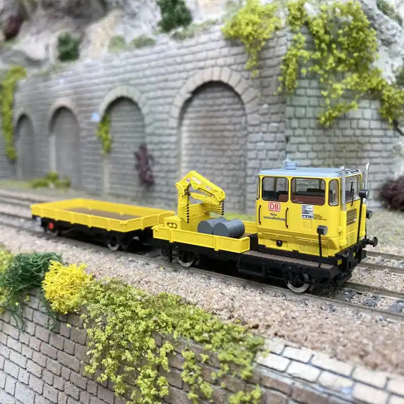 Draisine KLV 53 avec wagon, "Netz Instandhaltung", DB, Ep V et VI digital son - RIVAROSSI HR2911S - HO 1/87 Top Vente