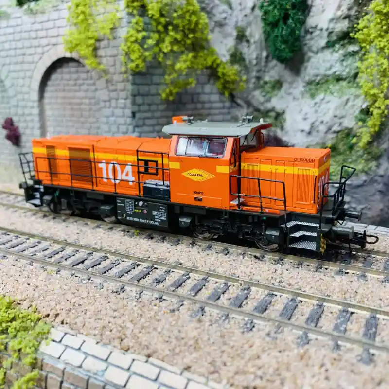 Locomotive diesel G1000 Colas Rail 104, Ep V, 3R digital son- MEHANO 90542 - HO 1/87 Nouvel Arrivage