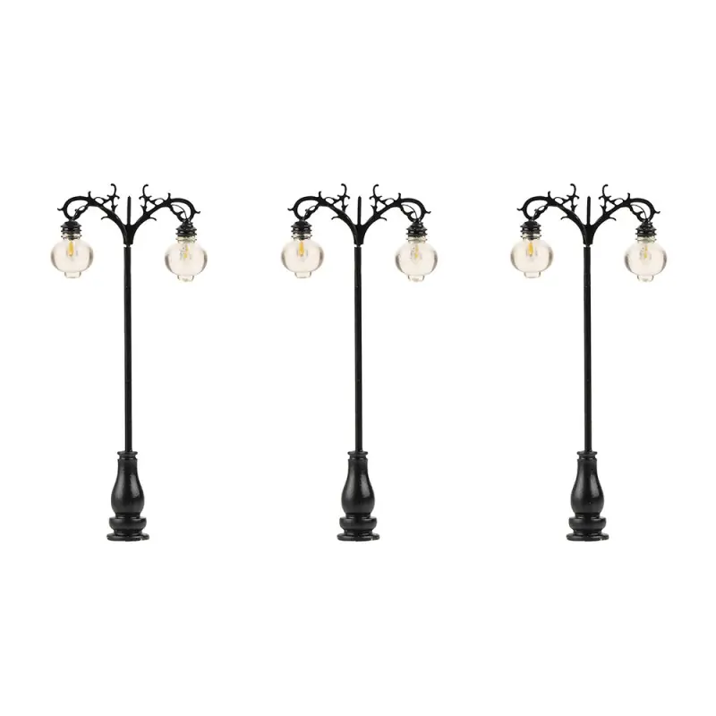 Authentique Lampadaire lampes suspendues (x3) - FALLER 180115 - HO 1/87