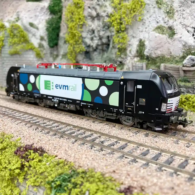 Paiement Sécurisé Locomotive électrique Vectron 191 023-7 "evm Rail", Ep VI - PIKO 59397 - HO 1/87