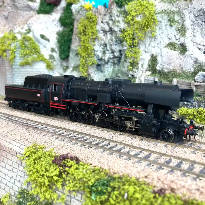 Produit De Marque Locomotive vapeur 150 Y 3, tender 32 Y 3, SNCF, Ep III digital son 3R - ROCO 78281 - HO 1/87