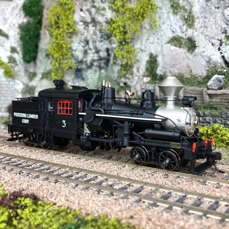 Locomotive vapeur Heisler "PLC" 3 US, Ep III - RIVAROSSI HR2881 - HO 1/87 Certifié