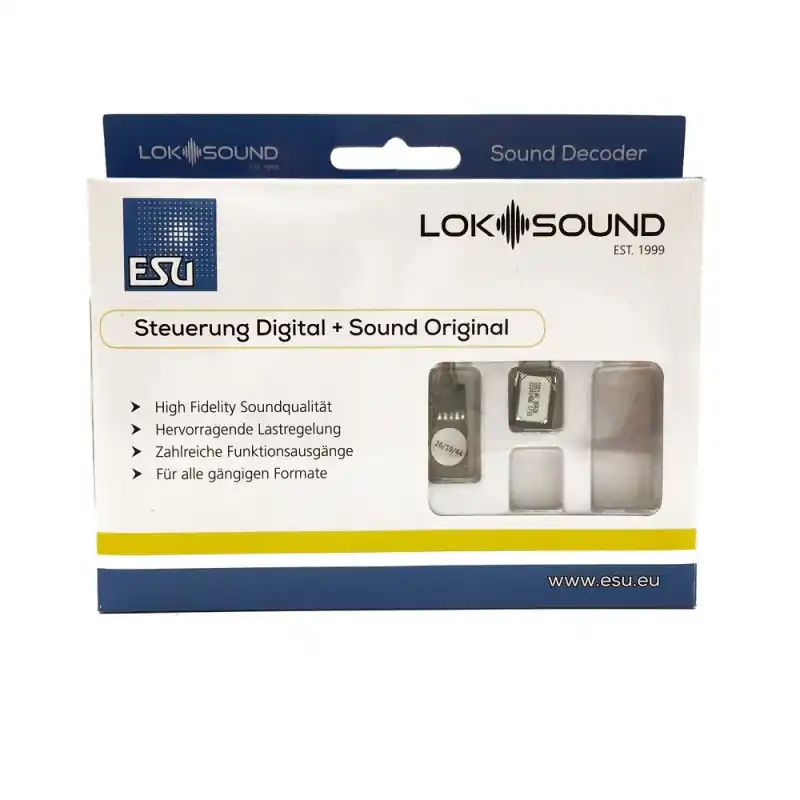 Décodeur Vide micro 8 fils + fil commun, fils à souder loksound V5 sonore - ESU 58813 Dernière Chance