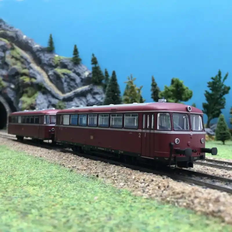 Autorail + remorque VT98.9 DB Ep III digital son 3R -HO 1/87-MARKLIN 39978 Vente Flash