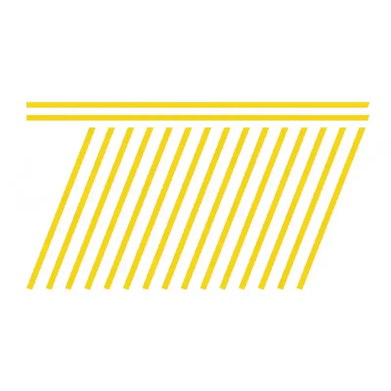 Marquage Jaune lignes de stationnement-HO-1/87-SAI 1036 Soldes