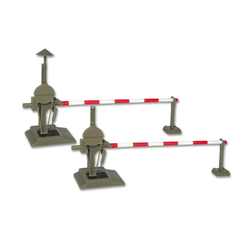 Offre Limitée Barrières de passage à niveau entièrement automatiques-HO 1/87-VIESSMANN 5100