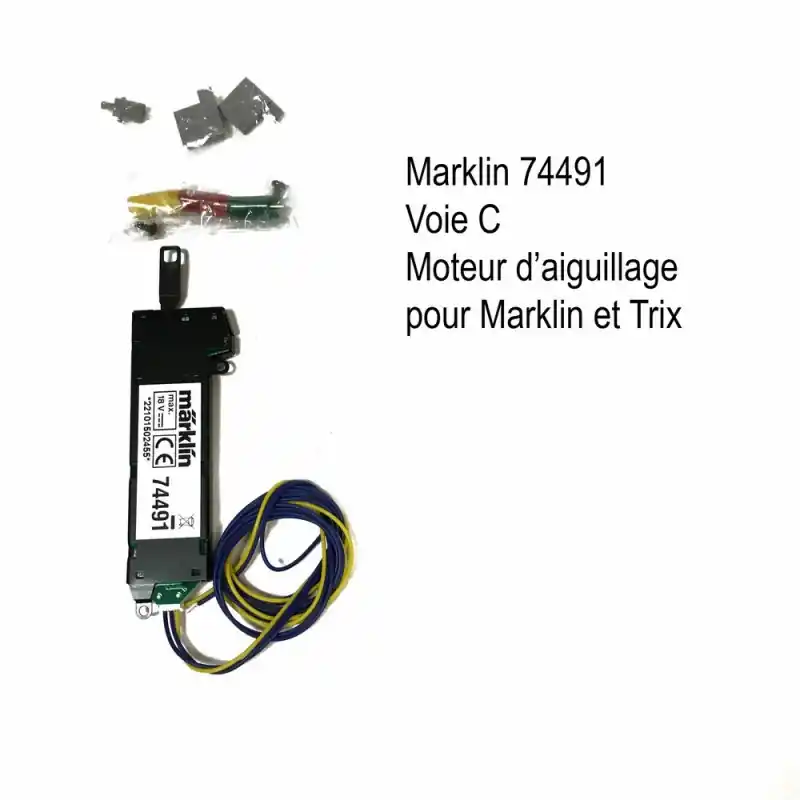 Moteur électrique d‘aiguillage pour voie C-HO-1/87-MARKLIN 74491 Affaire À Saisir
