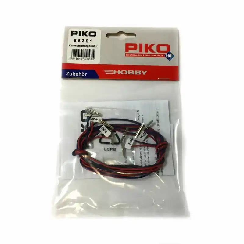 2 rallonges d‘alimentation eclisses et 8 eclisses isolantes-HO-1/87-PIKO 55391 Bon Marché