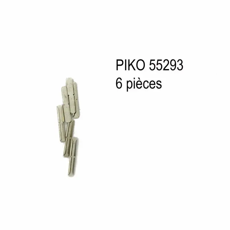 Prix Cassé 6 eclisses d‘adaptation rail Mehano, Roco et profi Fleischmann-HO-1/87-PIKO 55293