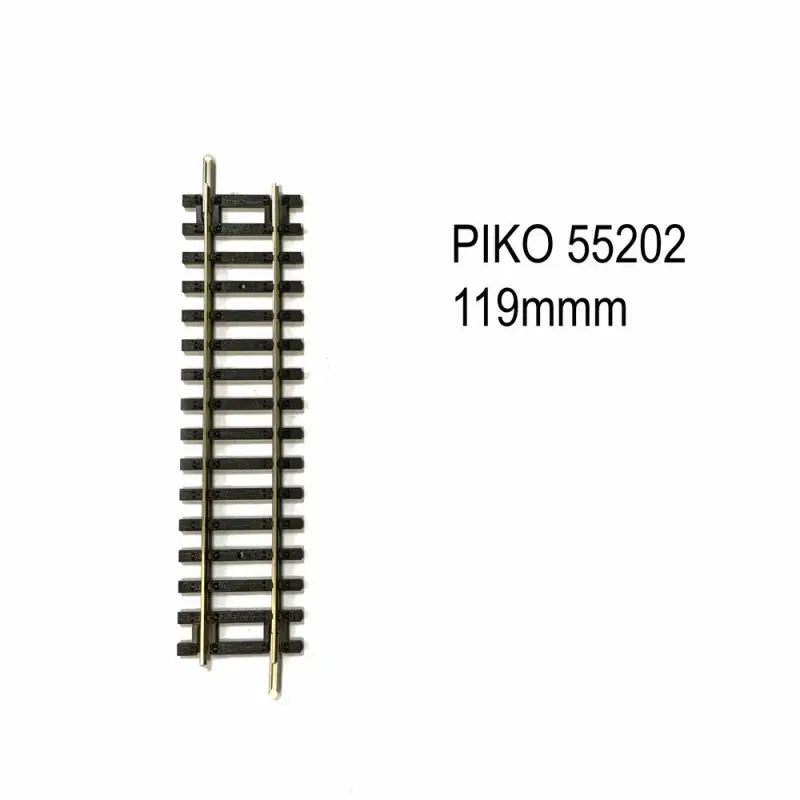 Rail droite 119mm code 100 -HO-1/87-PIKO 55202 Paiement Sécurisé