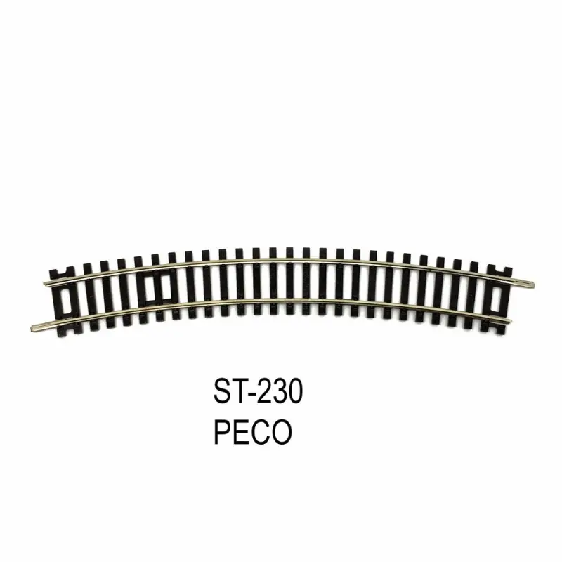 Réduction Rail Setrack courbe R3 505mm 22.5° code 100-HO-1/87-PECO ST-230