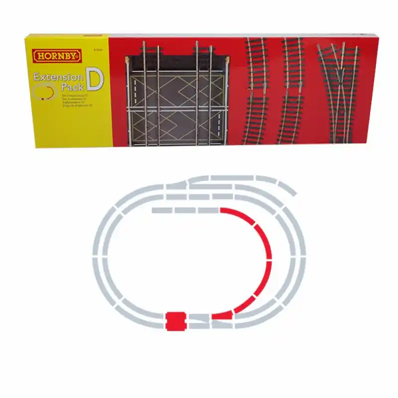Set d’extension D rails Jouef / Hornby -HO-1/87-HORNBY (Jouef) R8224 Populaire