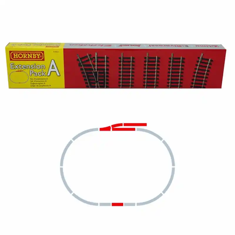 Set d’extension A rails Jouef / Hornby -HO-1/87-HORNBY (Jouef) R8221 Nouvelle Collection