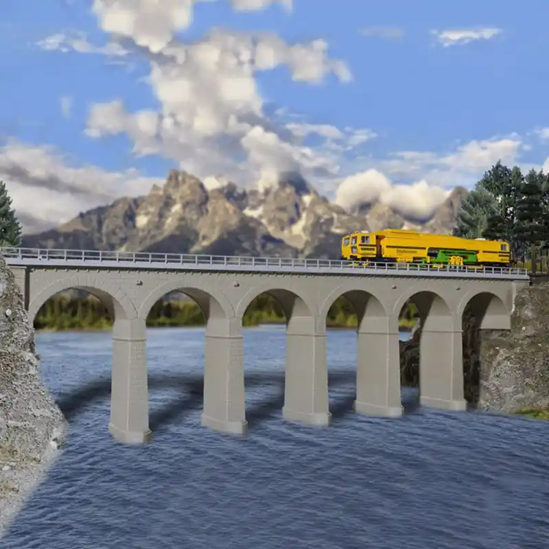 Nouveauté Viaduc droit à arc maçonné 1 voie-HO-1/87-KIBRI 39724
