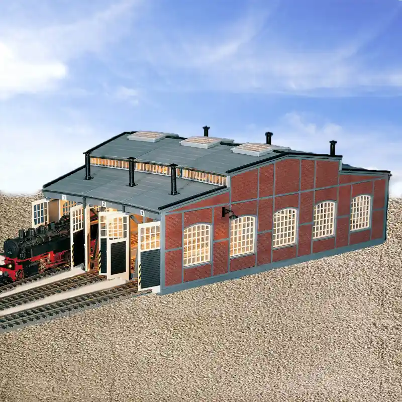 Soldes Rotonde remise circulaire pour 3 locomotives-HO-1/87-FLEISCHMANN 6476