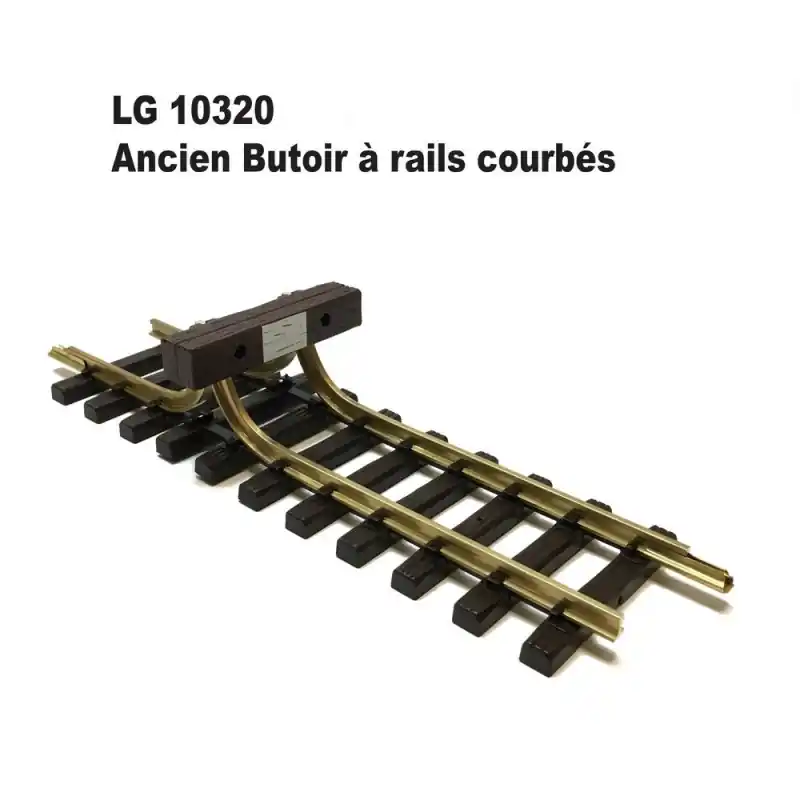 Achat Immédiat Ancien butoir à rails courbés-G-1/22.5-LGB 10320