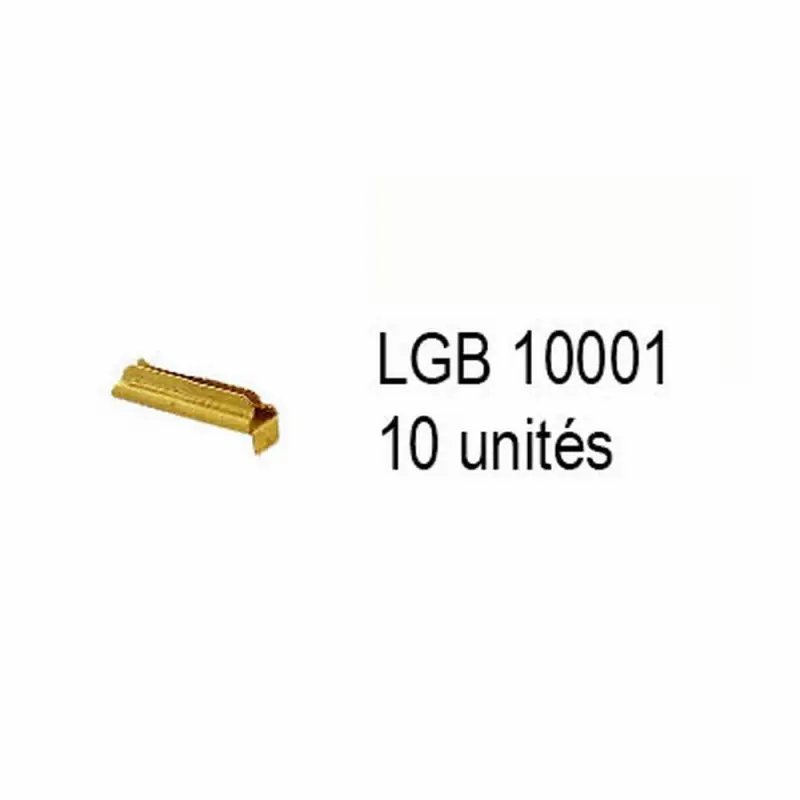 10 éclisses métalliques pour train de jardin -G-1/22.5-LGB 10001 Top Vente